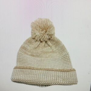 NWOT Jessica Simpson Chunky Knit Pom Pom Beanie Hat OS